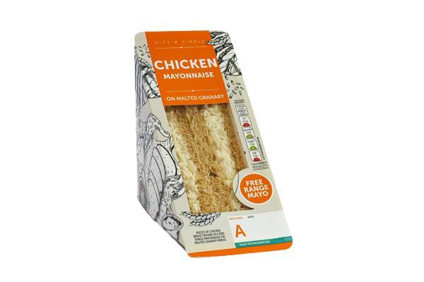 Chicken mayo on malted (packed lunch option 1) 