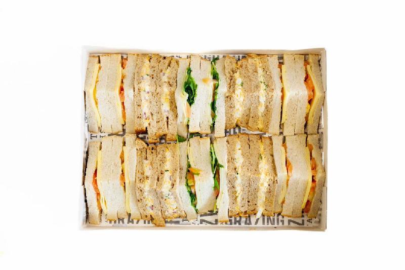 Classic vegetarian sandwich platter (serves 5)